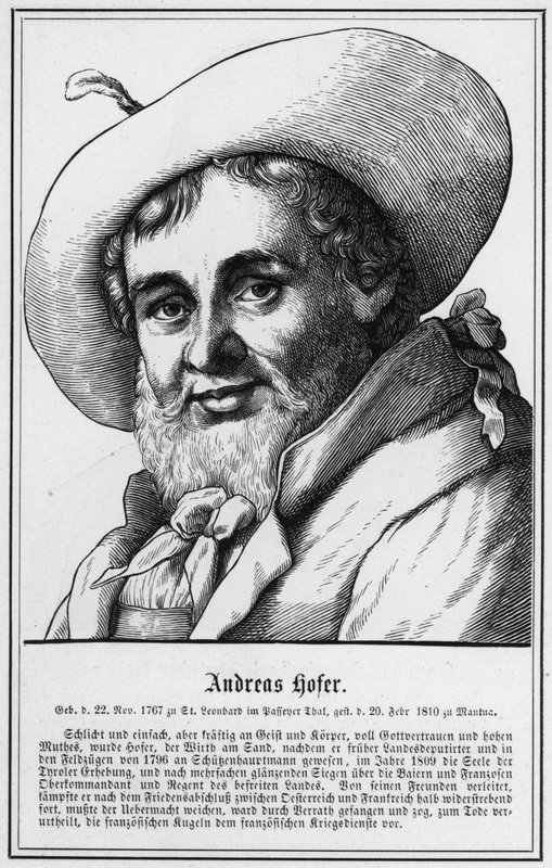 Andreas Hofer (gravura) de German School