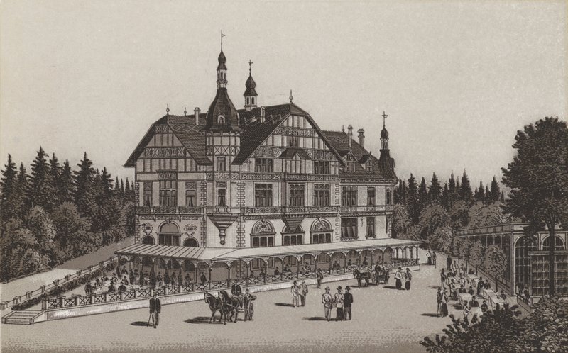Cafe Jagerhaus (litho) de German School