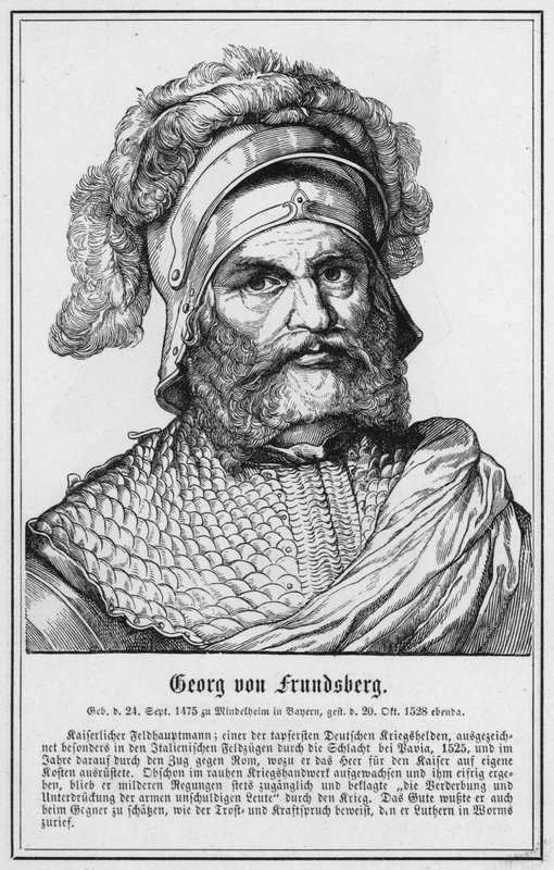 George de Frundsberg (gravura) de German School