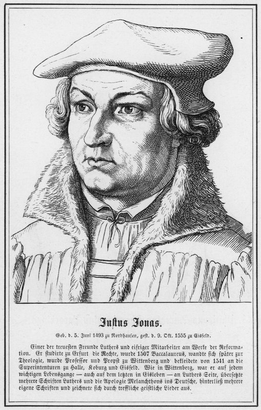Justus Jonas (gravura) de German School