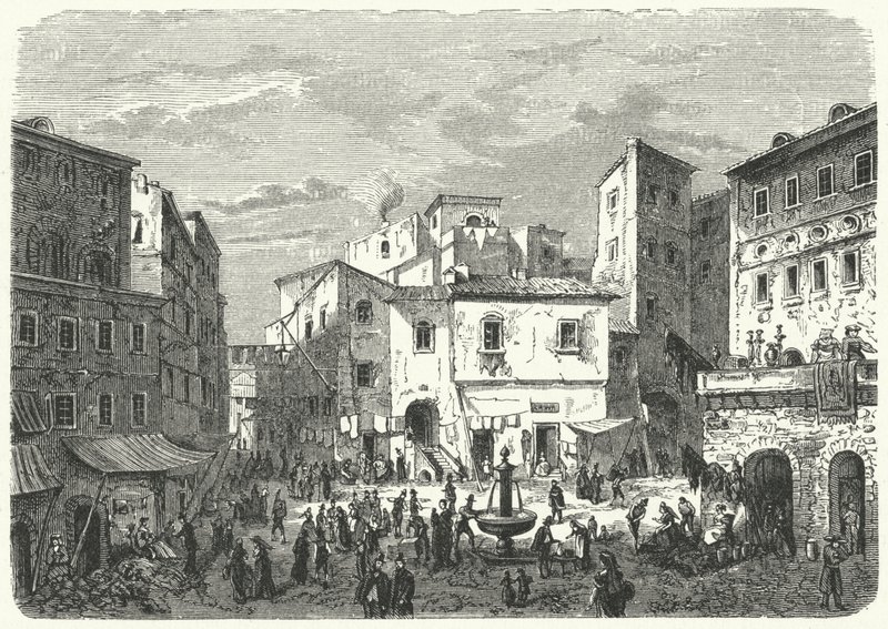 Mercado no Gueto Romano de German School