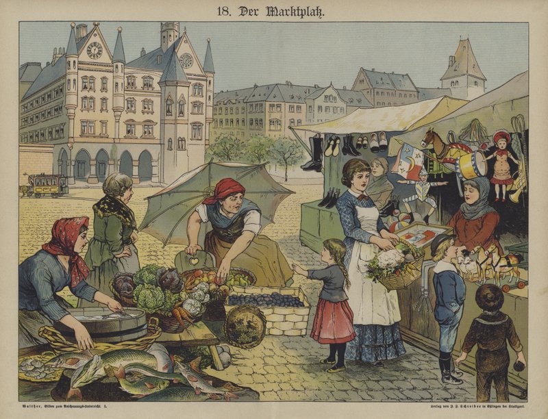Mercado (cor litho) de German School