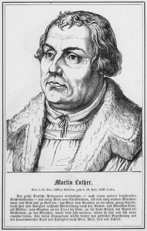Martin Luther (gravura) de German School