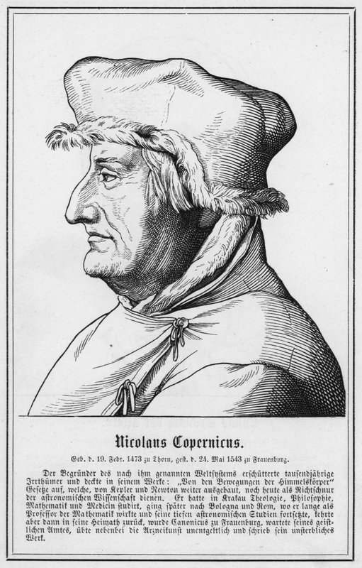 Nicolaus Copérnico (gravura) de German School