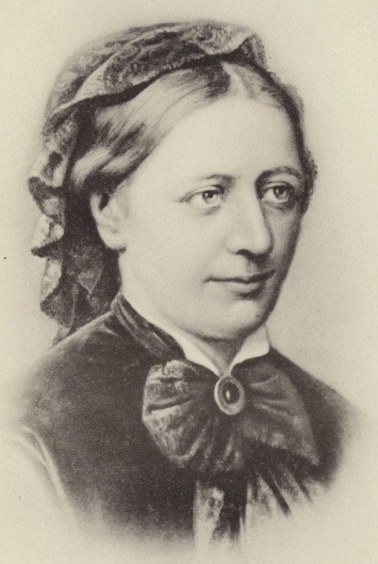 Retrato de Clara Schumann de German School
