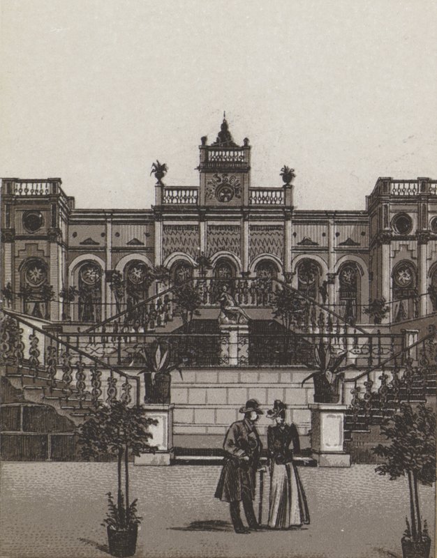 Sans Souci (litho) de German School