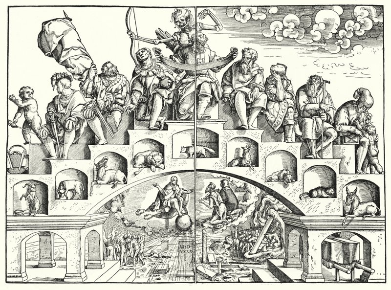 A Idade da Vida (gravura) de German School