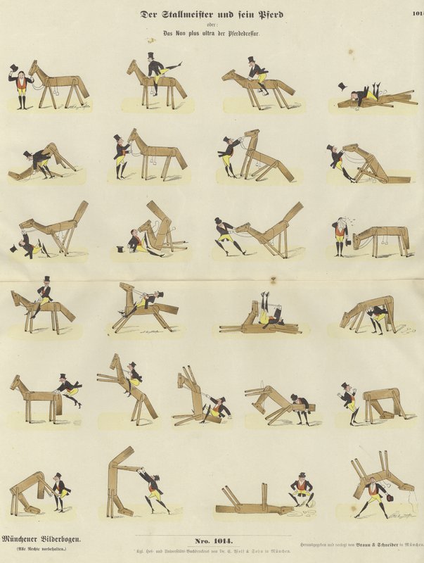 O Equerry e seu cavalo de German School