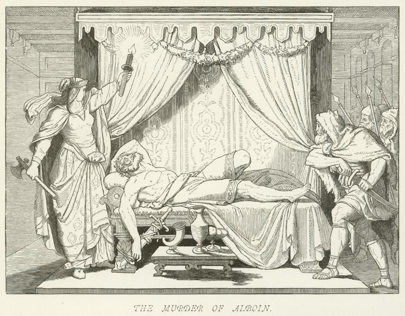 O assassinato de Alboin de German School