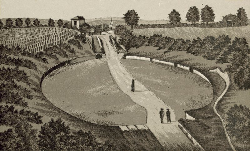 Trier: Anfiteatro (lito) de German School