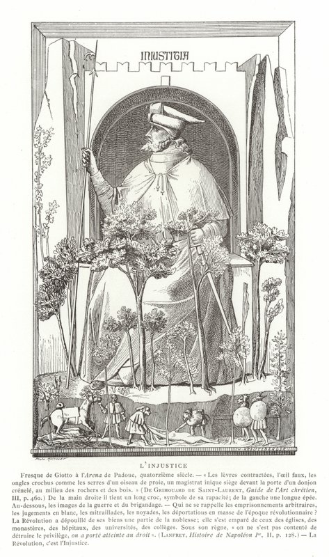 Injustiça de Giotto di Bondone