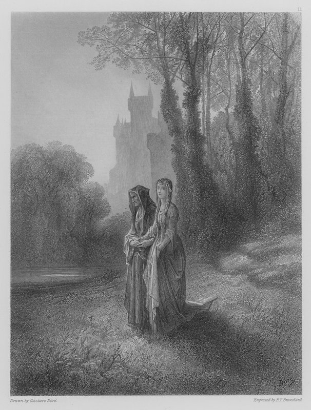 Enid e a condessa de Gustave after Dore