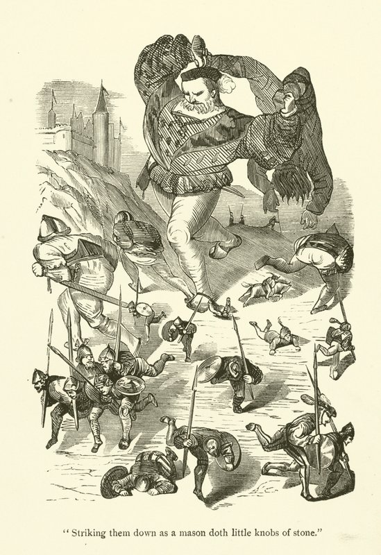 Ilustração para as obras de Rabelais de Gustave after Dore