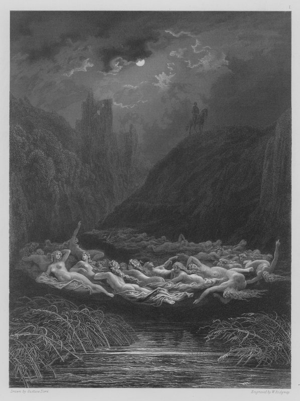 O Círculo De Fadas de Gustave after Dore