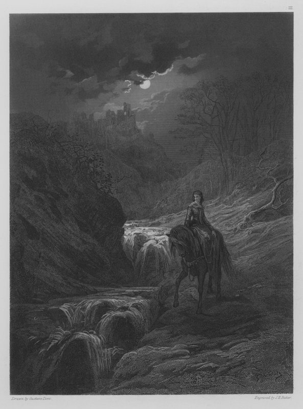 O passeio ao luar de Gustave after Dore