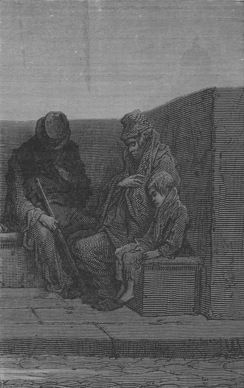 vagabundos de Gustave after Dore