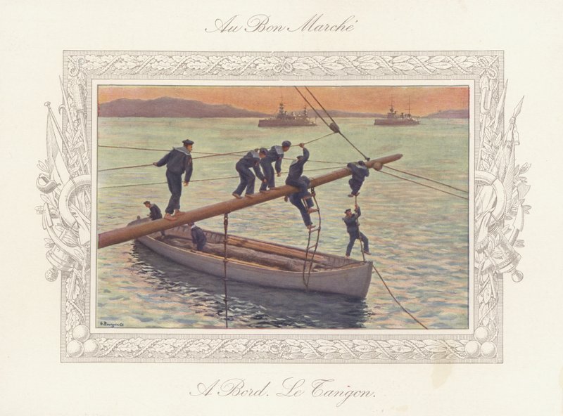 A bordo do Tangon de Gustave Bourgain