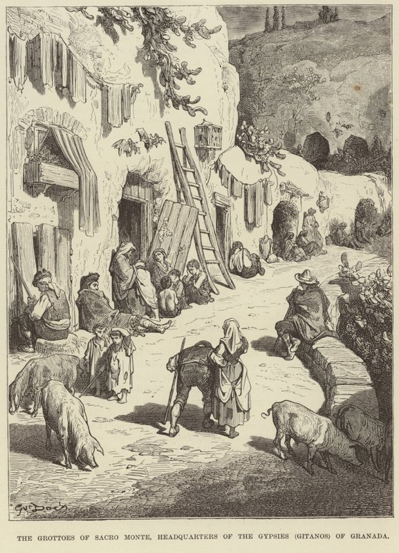 As grutas de Sacro Monte de Gustave Dore