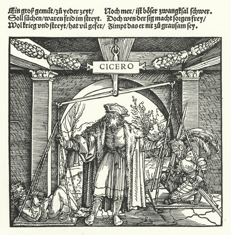 Justiça (gravura) de Hans (after) Burgkmair