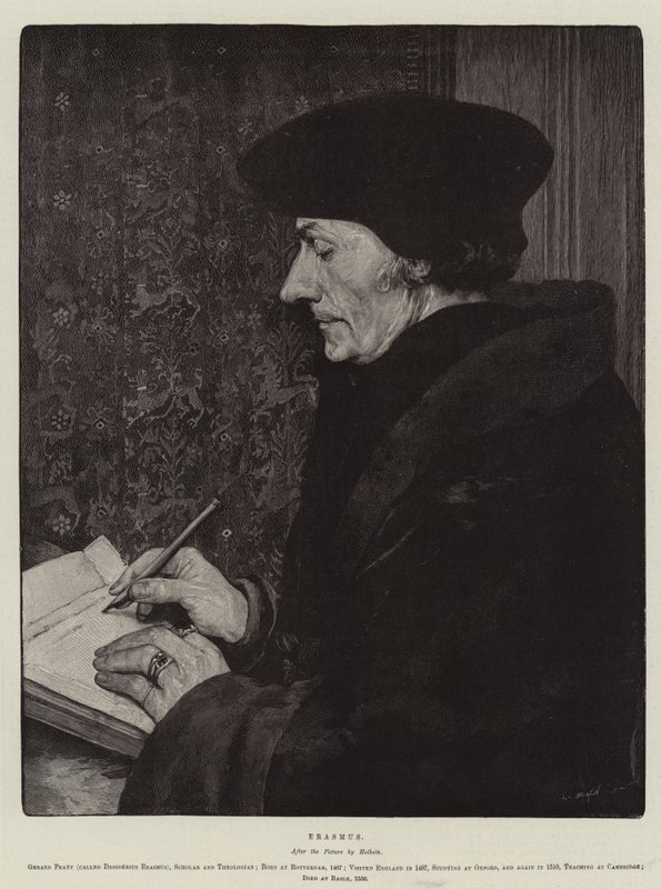 Erasmus de Hans Holbein der Jüngere