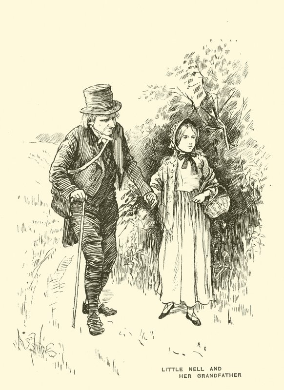 Little Nell e seu avô de Harold Copping