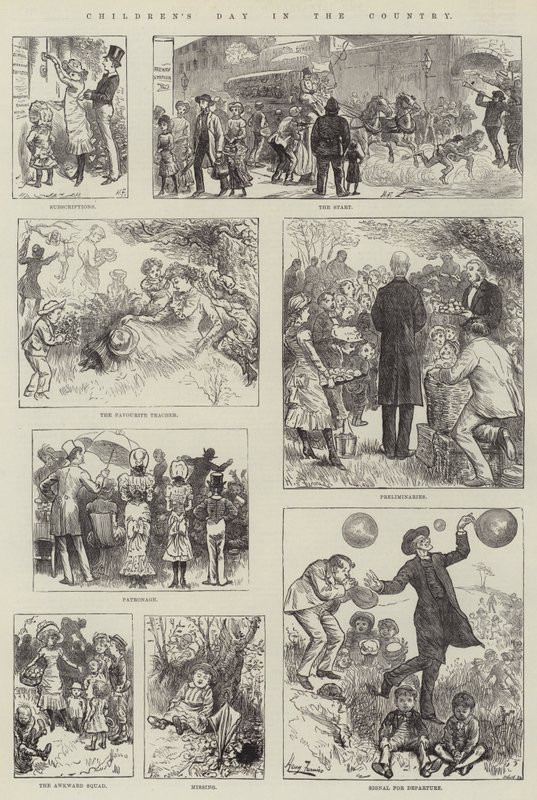 Dia das Crianças no País de Harry Furniss