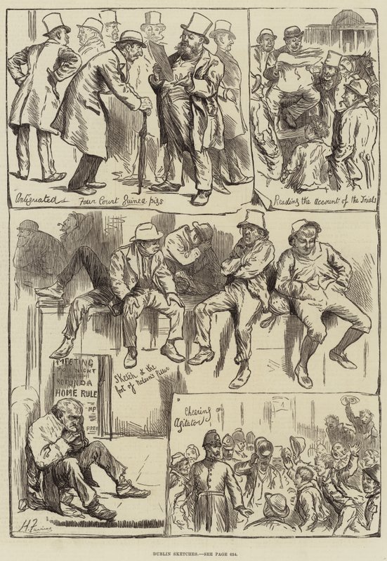 Esboços de Dublin de Harry Furniss