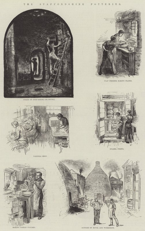 The Staffordshire Potteries de Harry Furniss