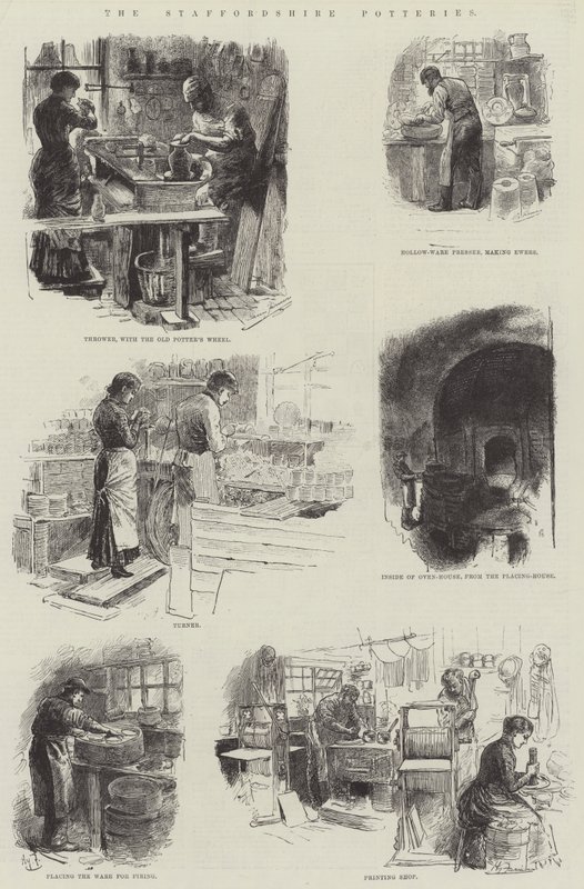 The Staffordshire Potteries de Harry Furniss