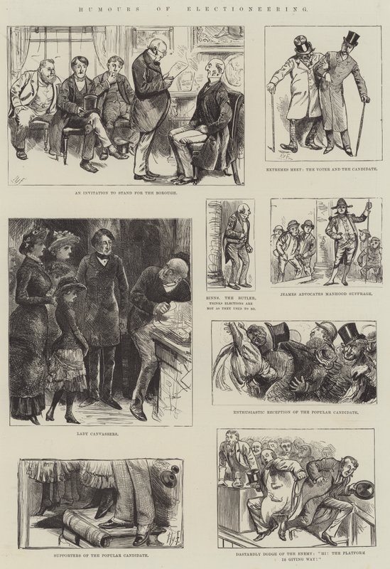 Humor da Eleição de Harry Furniss