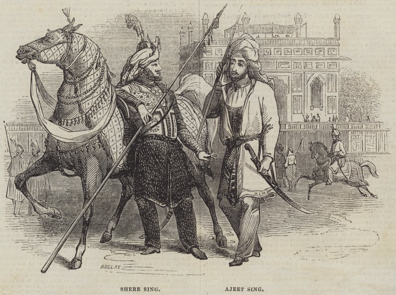 Shere Sing e Ajeet Sing de Henry Anelay