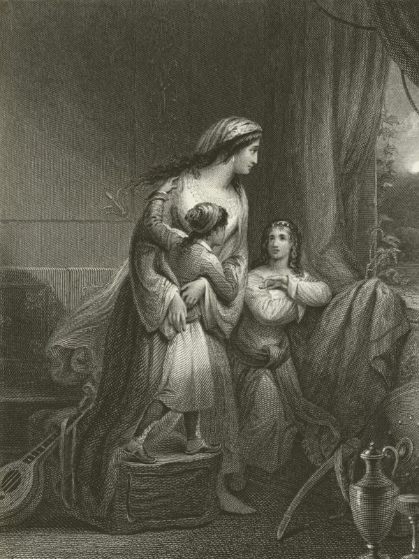 A mãe grega de Edward Henry Corbould