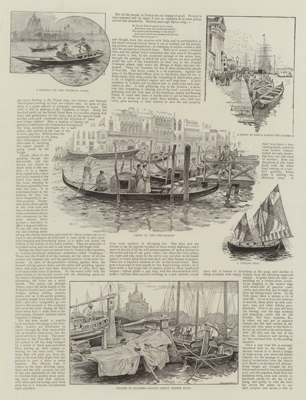 Barcos de Veneza de Henry Edward Tidmarsh