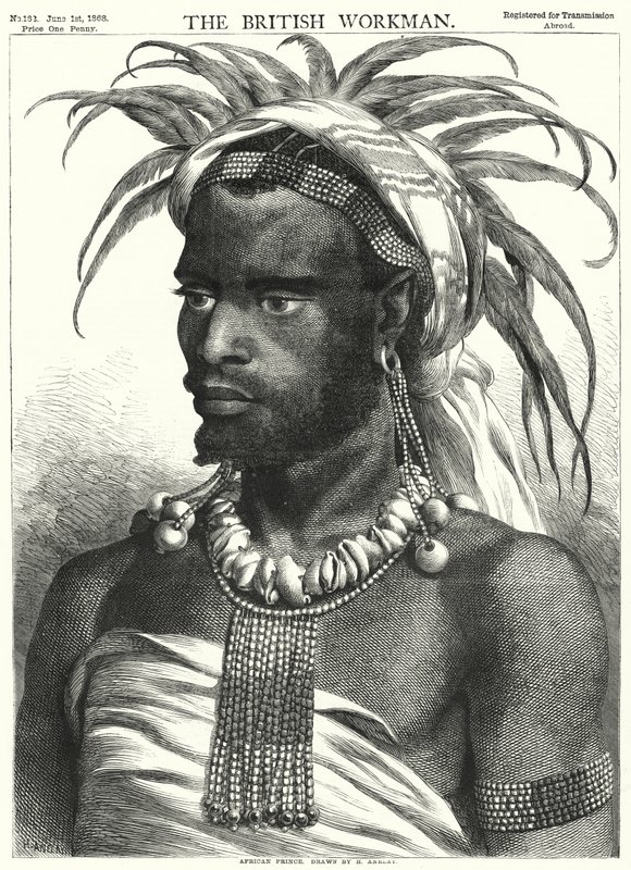Príncipe Africano (gravura) de Henry Anelay