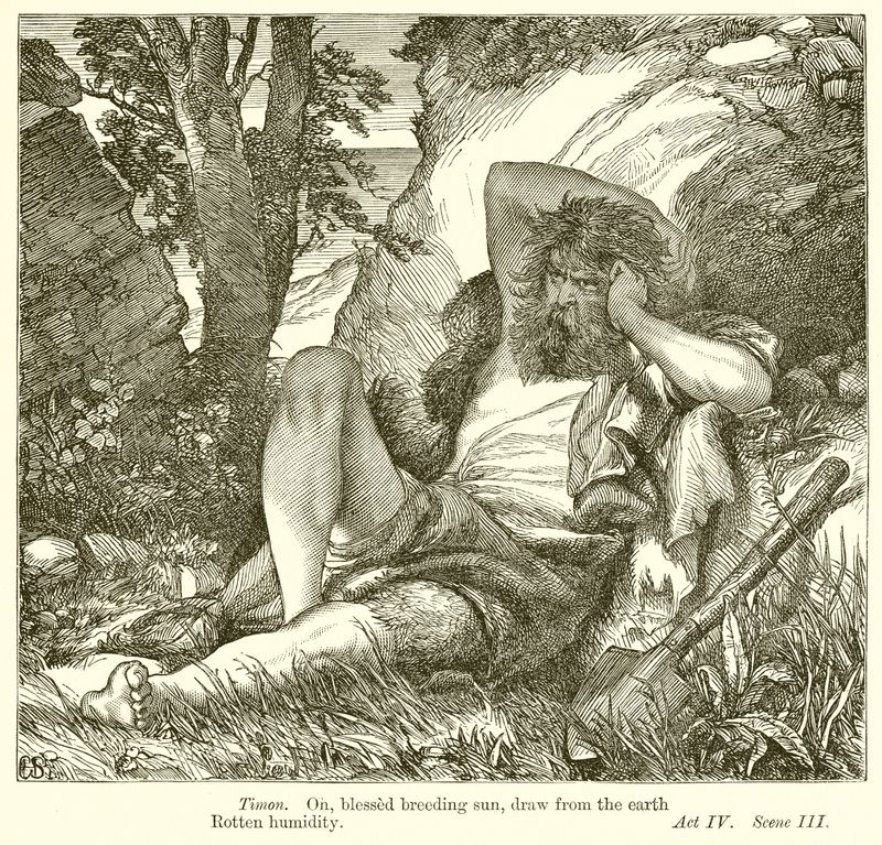Timão de Atenas de Henry Courtney Selous