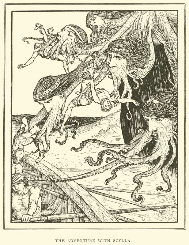 A aventura com Scylla de Henry Justice Ford
