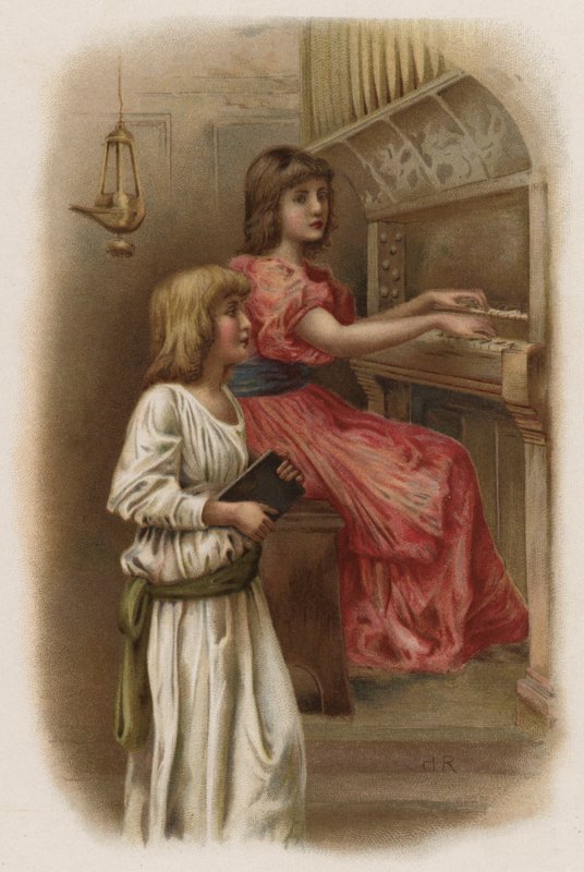 Hino da Manhã (cor litho) de Henry Ryland