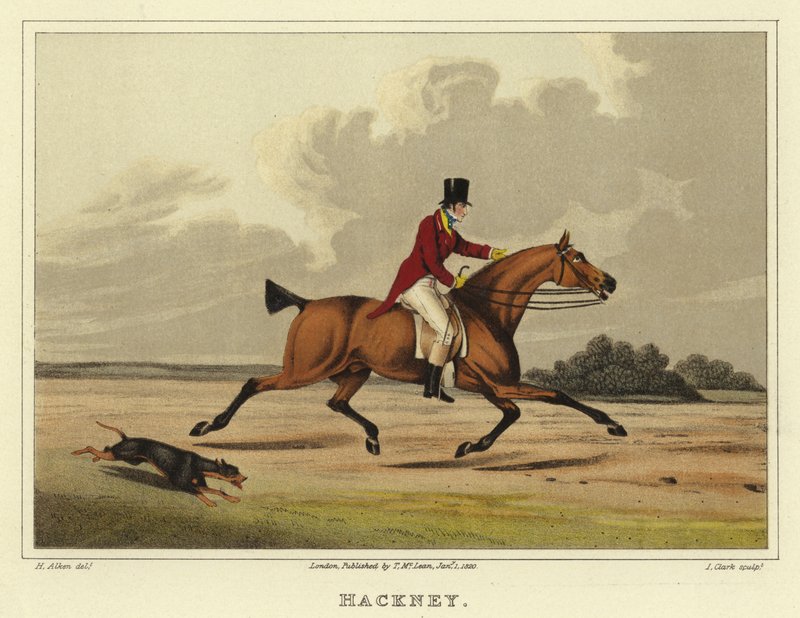 Hackney (cromolito) de Henry Thomas Alken