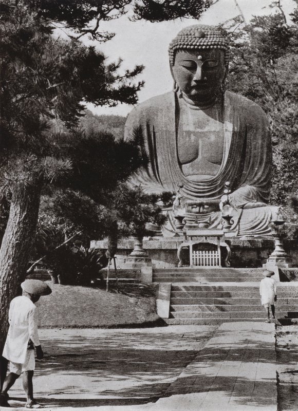 Amida, o Buda (foto a p/b) de Herbert Ponting