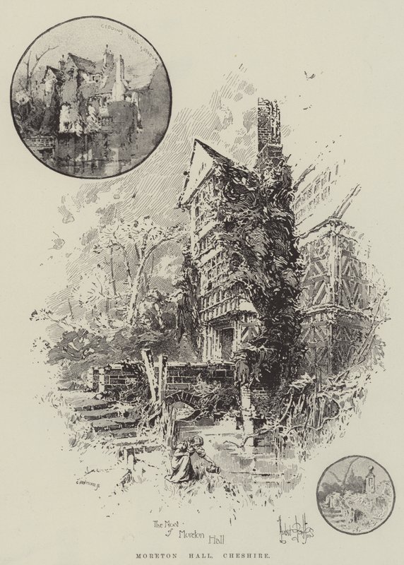 Moreton Hall, Cheshire de Herbert Railton