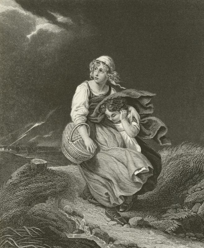 A tempestade de Hippolyte Delaroche