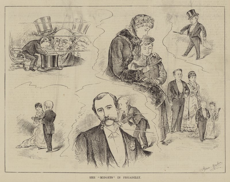 Os anões em Piccadilly de Horace Morehen