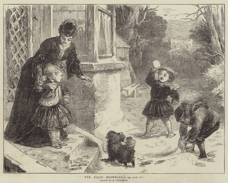 A primeira bola de neve de Horace Petherick