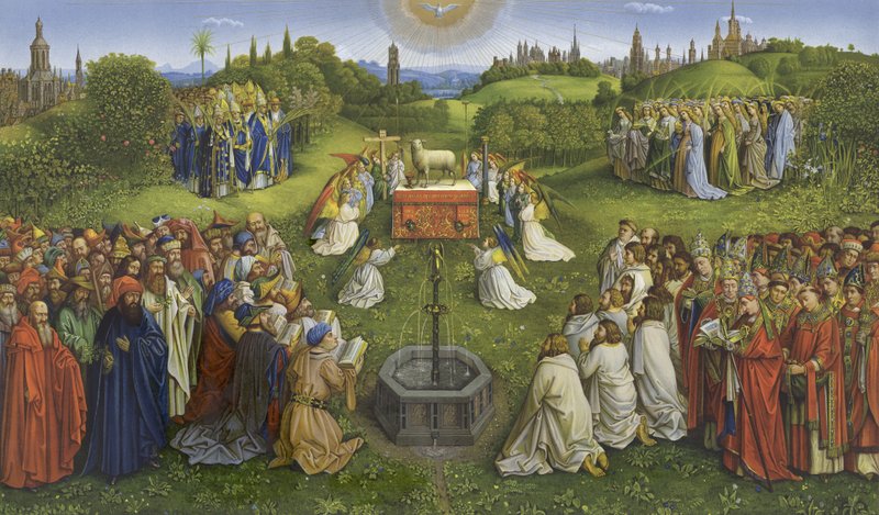 Adoração do Cordeiro Místico de Jan van Eyck