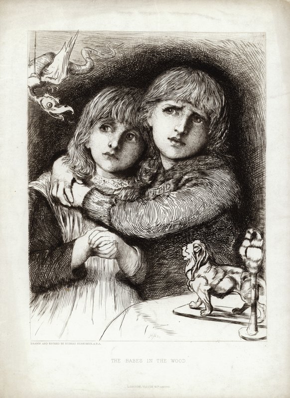 Os babes na madeira de Hubert von Herkomer