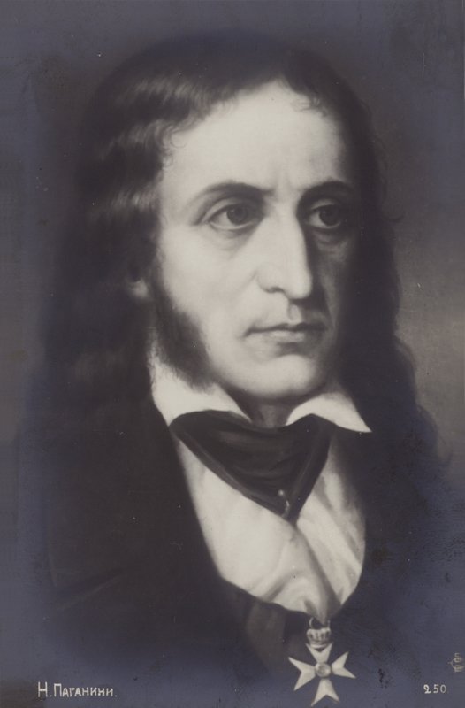 Retrato de Niccolo Paganini de Italian School