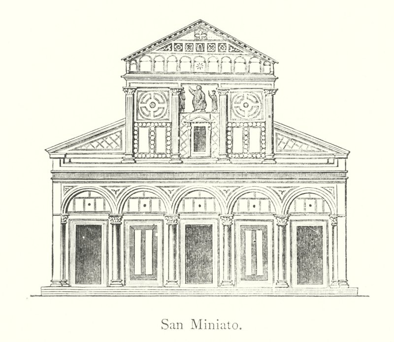 San Miniato (gravura) de Italian School