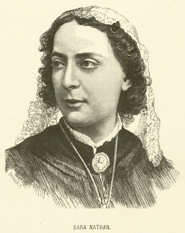 Sara Nathan (gravura) de Italian School
