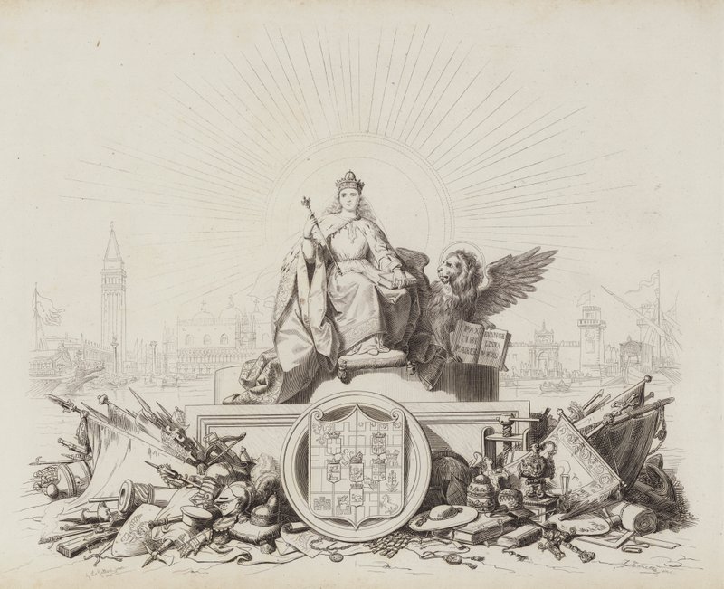 Storia Veneta (gravura) de Italian School
