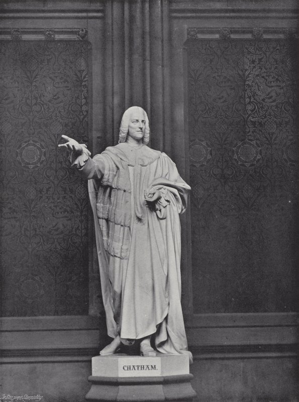 Estátua de chatham de J. Benjamin Stone